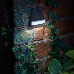 Solar Powered LED Garden Wall Fence & Post Light Outdoor Lighting Smart Garden