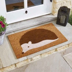 Spike the Hedgehog Coir Doormat Indoor Outdoor Door Mat 75x45cm