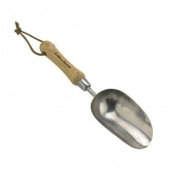 Kent & Stowe Hand Potting Scoop Stainless Steel With Ash Wood Handle