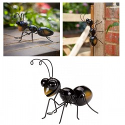 Medium Metal Ant Garden Wall Art Garden Ornament Indoor Outdoor Fence SG